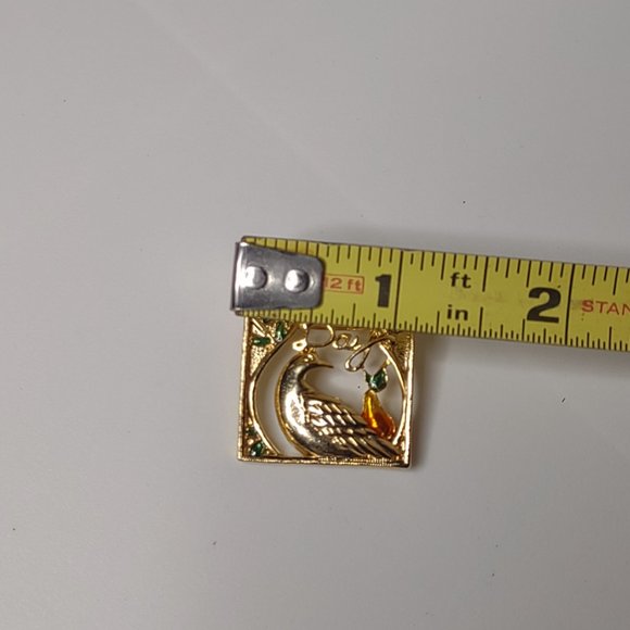 On The First Day Rectangular Brooch - Picture 10 of 10